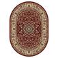 Tayse Elegance Victoria Oval Area Rug - Red - image 1