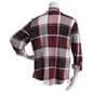 Plus Size New York Laundry 3/4 Sleeve Plaid Tunic - GEM - image 2