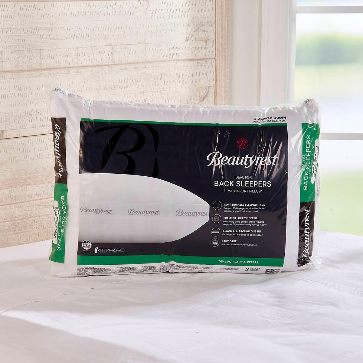 Beautyrest® How Do You Sleep Gusset Firm Bed Pillow