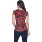 Womens Tommy Hilfiger Sleeveless Ruffle Front Paisley Blouse - image 2