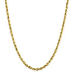 Adult Unisex Gold Classics(tm) 10kt. 26in. Rope Chain Necklace