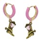 Betsey Johnson Cowboy Boot Huggie Hoop Earrings - image 3