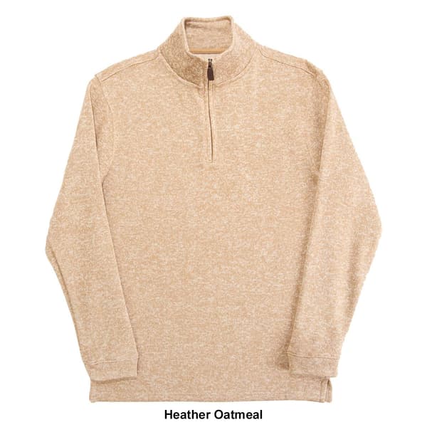 Mens Mountain Ridge® 1/4 Zip Marled Knit Sweater