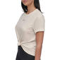 Womens DKNY Sport Mini Stud Logo Knot Front Tee - image 3