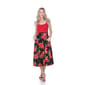 Womens White Mark Floral Flared Print Midi Skirt - image 4