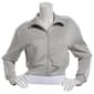Juniors Love Tree Side Stripe Soft Marled Cropped Zip Up Hoodie - image 1