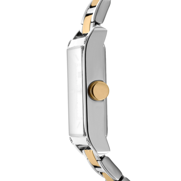 Womens DKNY Westside Maxi White Dial Gold Watch - DK1L006M0065