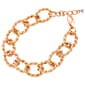 Design Collection Gold-Tone 7.5 Rope Oval Link Chain Bracelet - image 1