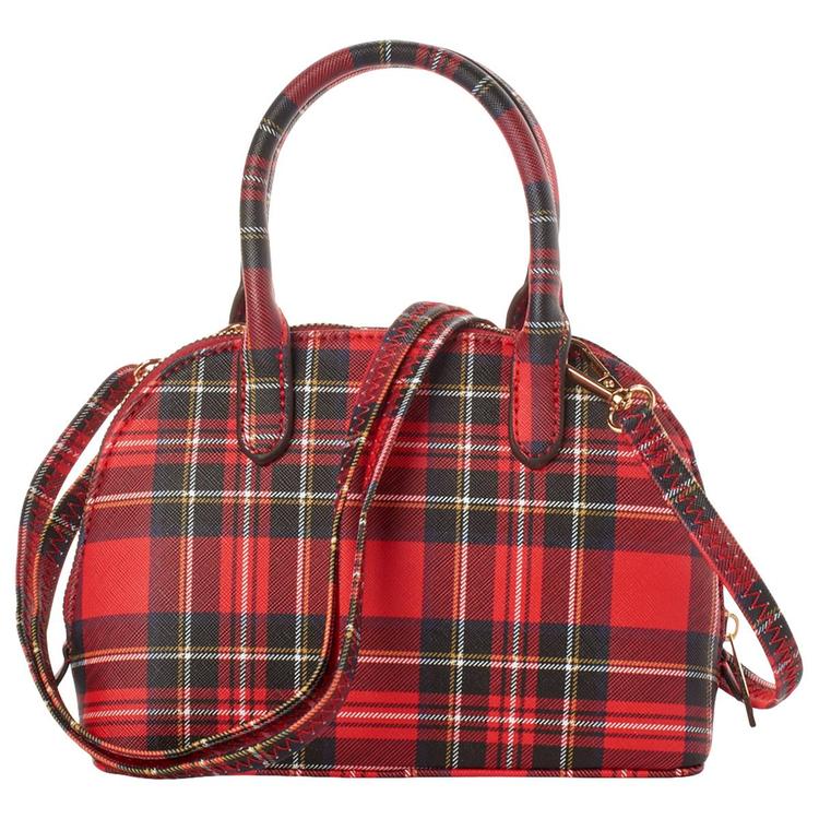 DS Fashion Plaid Small Dome Crossbody