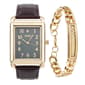Mens Jones New York Green Dial Watch/Bracelet Set - 9782G-42-X16 - image 1
