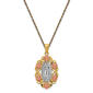 Gold Classics&#40;tm&#41; 14kt. Two-Tone Our Lady of Guadalupe Pendant - image 1