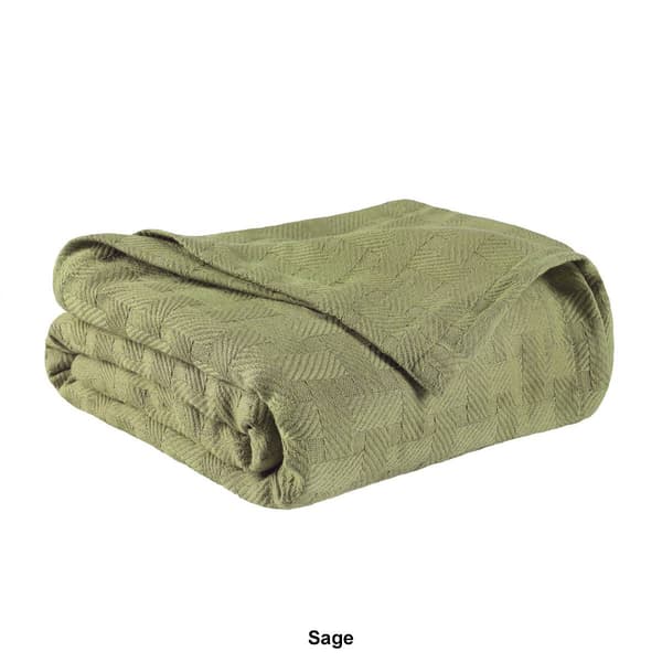 Superior Basketweave All-Season Cotton Blanket