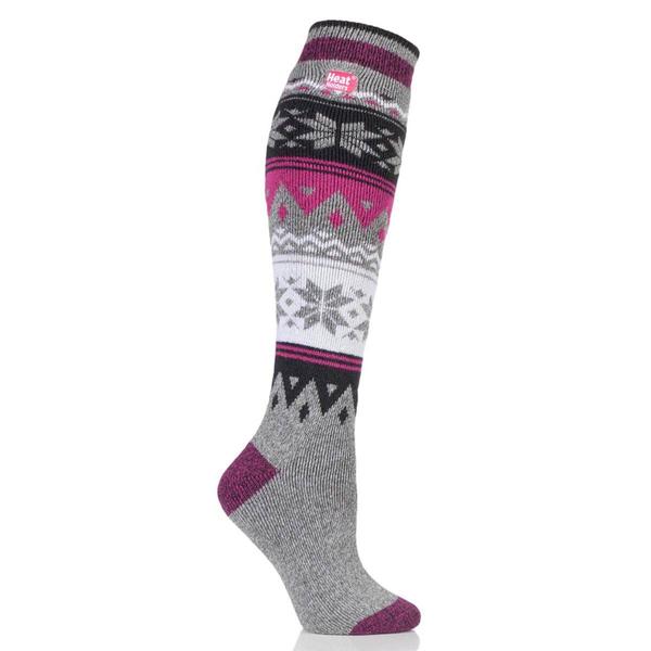 Womens Heat Holders Laura Lite Fair Isle Knee High Socks - image 