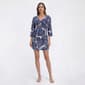 Womens J Valdi Monstera V Neck Tunic Swim Cover Up - image 1