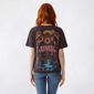 Juniors Plus Attitude Not Included Embroidery Discharge Print Top - image 2