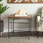9th & Pike® Brown Wood Rustic Accent Table - image 7