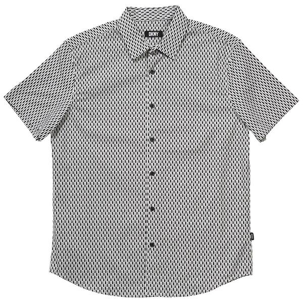 Mens DKNY Lonzo Geometric Button Down Shirt - image 