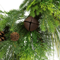 Northlight Real Touch™ Pinecones & Jingle Bells Christmas Wreath - image 6