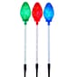 Kurt S. Adler 27.2in. LED Faceted C9 Yard Stakes - Set of 3 - image 1