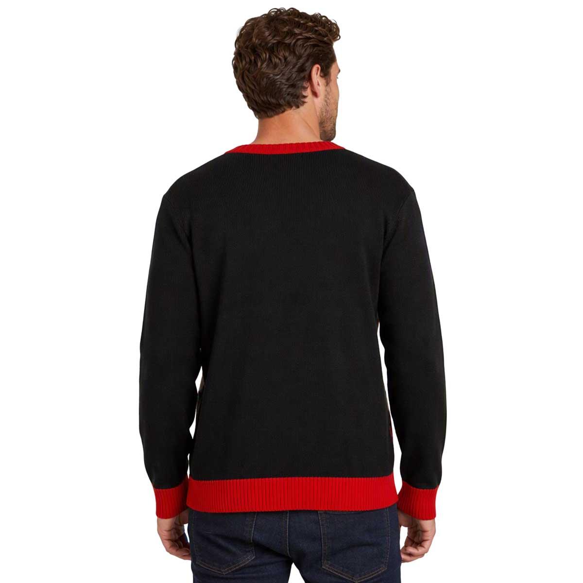 Mens Holiday Hype Stuck Santa Ugly Christmas Sweater