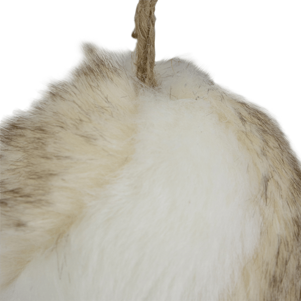 Northlight 3in. Faux Fur Ball Christmas Ornament