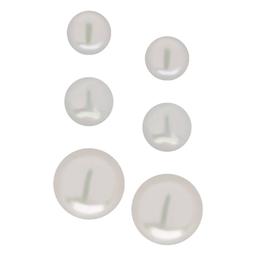 Sterling Silver 3pr. Pearl Set Earrings