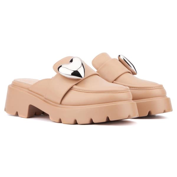 Womens Olivia Miller Heartless Platform Mules