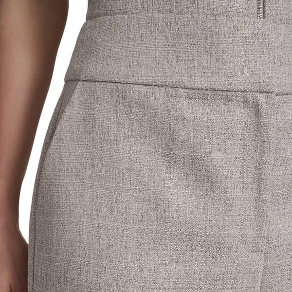 Womens Calvin Klein Textured Wide Leg Dress Pants