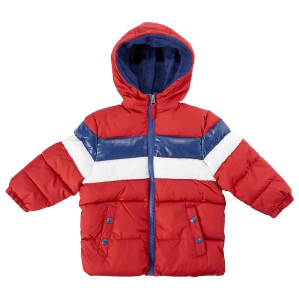 Baby Boy &#40;12-24M&#41; iXtreme&#40;R&#41; Color Block Puffer Coat - image 