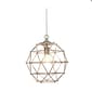 Elegant Designs Industrial 1 Bulb Hexagon Pendant Light Fixture - image 1