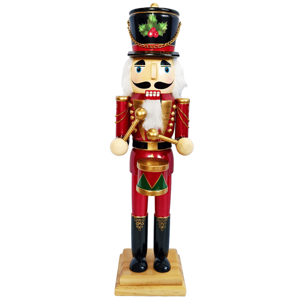 Santa''s Workshop 14in. Royal Drummer Nutcracker