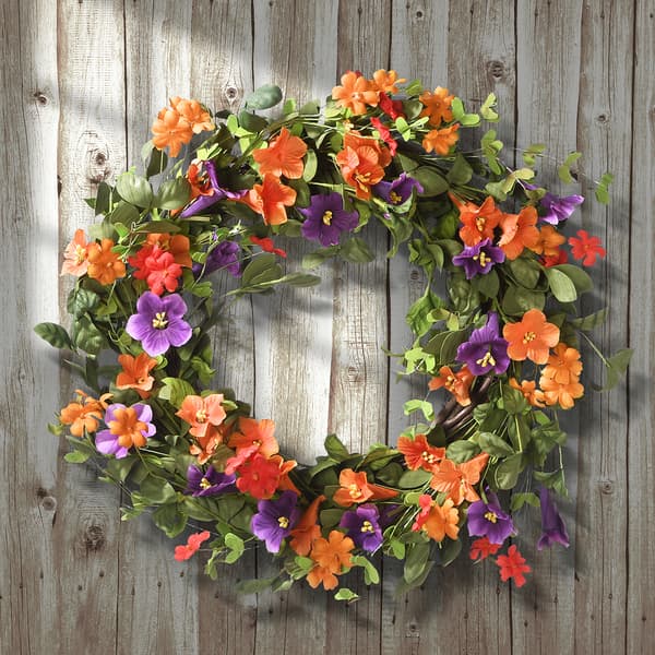 National Tree 22in. Morning Glory Wreath