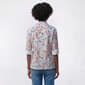 Womens Nautica Bellagio 3/4 Sleeve Roll Tab Floral Button Down - image 2
