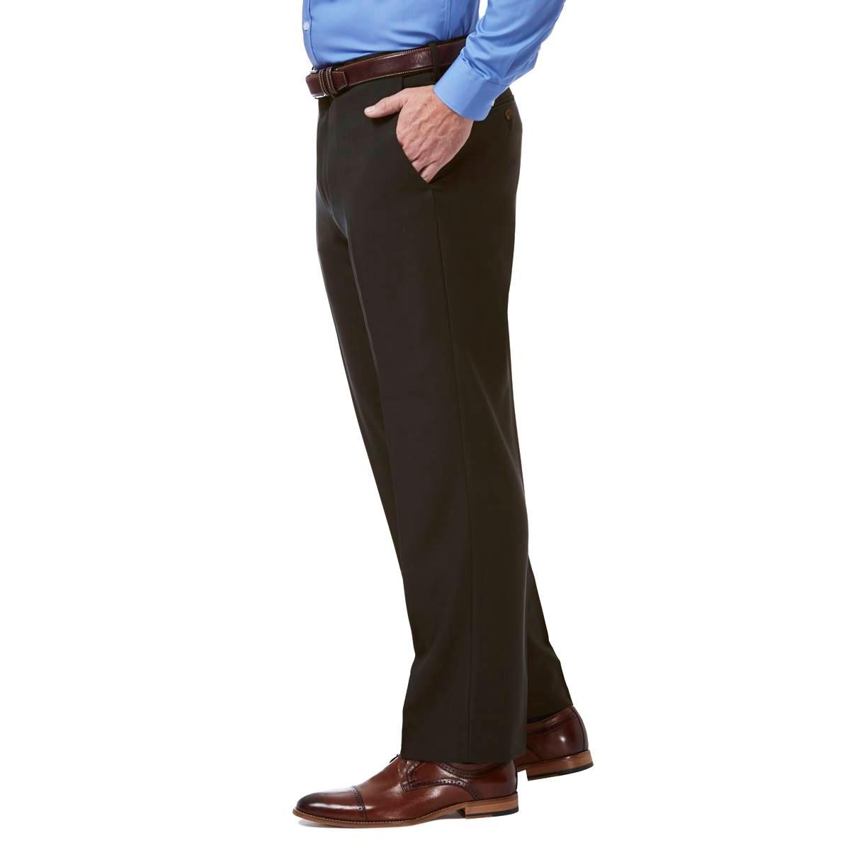Mens Haggar® Premium Comfort Classic Fit Flat Front Dress Pant