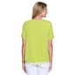 Womens Multiples Short Sleeve Layered Dot Tee - image 2