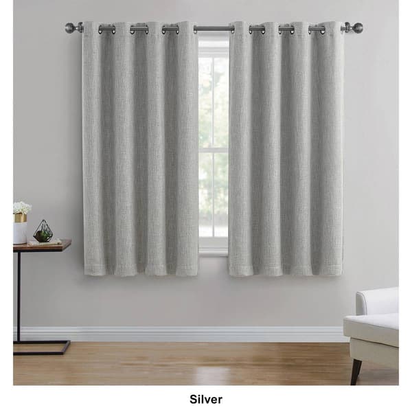 Woven Textured Blackout Panel Curtain