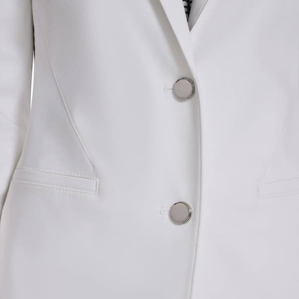 Womens Calvin Klein Long Sleeve Two Button Notch Collar Blazer