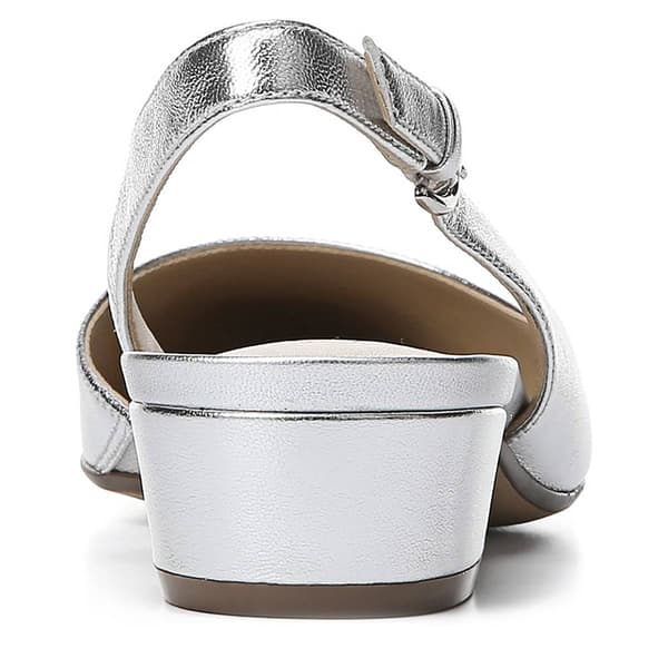 Womens Naturalizer Banks Metallic Leather Slingback Pumps
