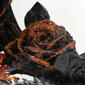 National Tree 24in. Halloween Skull and Rose Wreath - image 3