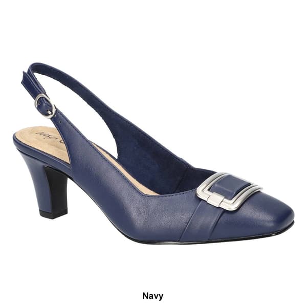 Womens Easy Street Sway Square Toe Slingback Pumps