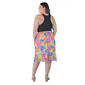 Plus Size 24/7 Comfort Apparel Midi Floral Skirt - image 3