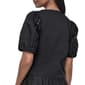 Womens DKNY Puff Sleeve Grommet Blouse - image 2