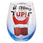 Home Essentials 18oz. Bottoms Up Stemless Wine Glass - image 1