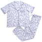 Womens Laura Ashley Short Sleeve Toile Boxy Pajama Set - image 1