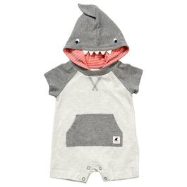 Baby Boy &#40;NB-24M&#41; Carters&#40;R&#41; Hooded Shark Character Romper