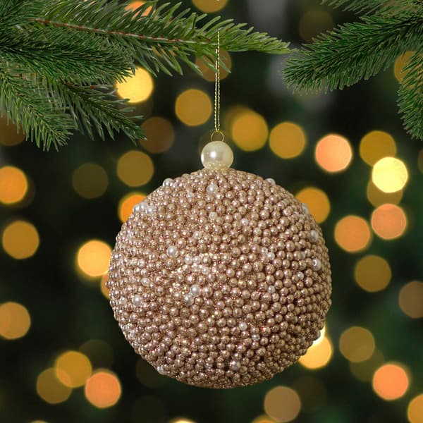 Northlight Seasonal 4in. Beaded Christmas Ball Ornament