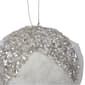 Northlight 4.25in. Glittered White and Silver Sequined Christmas - image 3