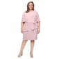 Plus Size SLNY Tier Glitter Knit Dress - image 1