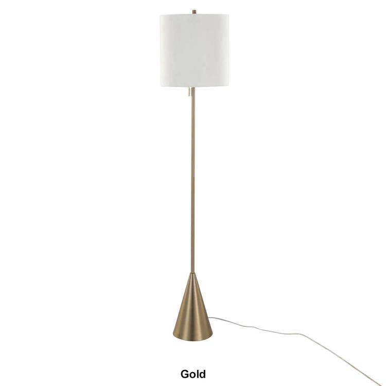 LumiSource Cone 64in. Contemporary Metal Floor Lamp