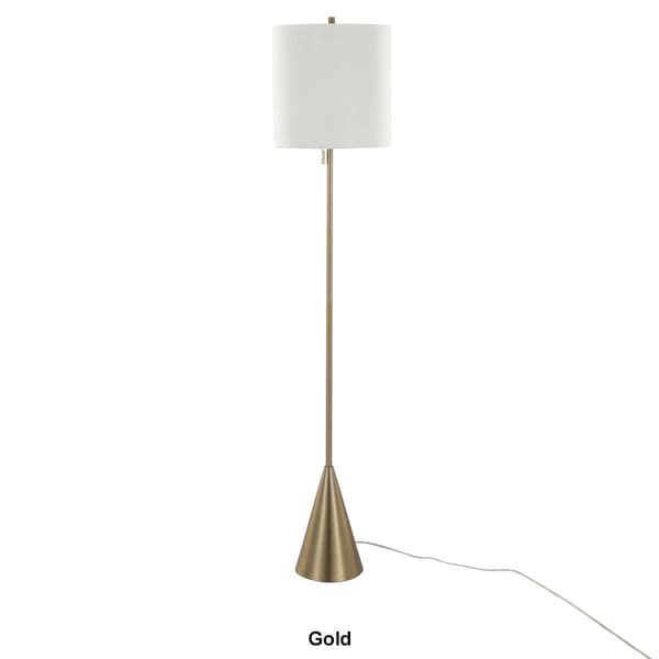 LumiSource Cone 64in. Contemporary Metal Floor Lamp